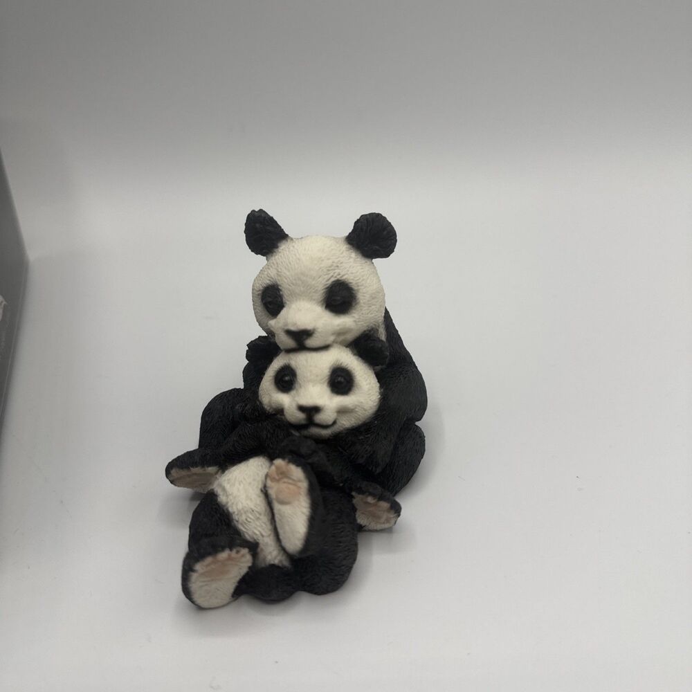 Vintage Castagna Panda Lovers Figurine